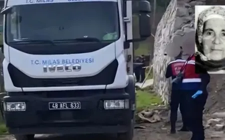 Çöp kamyonunun çarptığı kadın yaşamını yitirdi