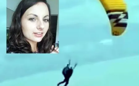 Fitness eğitmeni yamaç paraşütü yaparken feci şekilde yere çakılarak yaşamını yitirdi