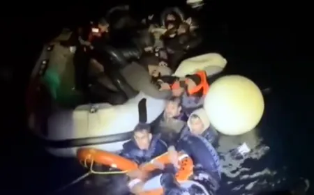 Ege’de can pazarı, sahil güvenlik göçmenleri denizden topladı. o anlar saniye saniye görüntülendi