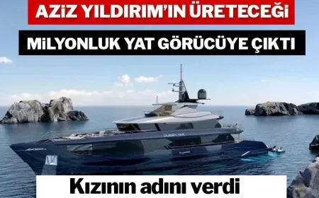 Aziz Yıldırım'ın üreteceği milyonluk yat görücüye çıktı: Kızının adını verdi