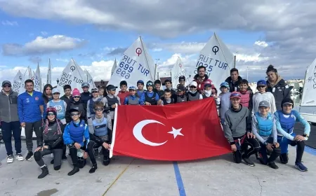 Bodrumlu Sporcularında Bulunduğu Optimist Milli Takım Aday Kampı Tamamlandı