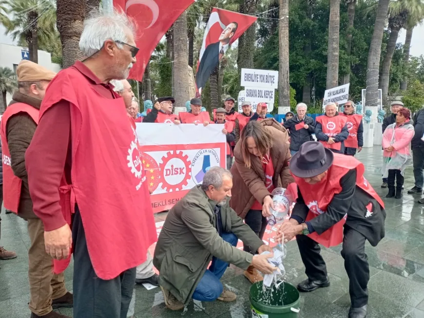 Emekliler Bodrum sokaklarını inletti, TUİK’in kirli yalanlarını yıkadı