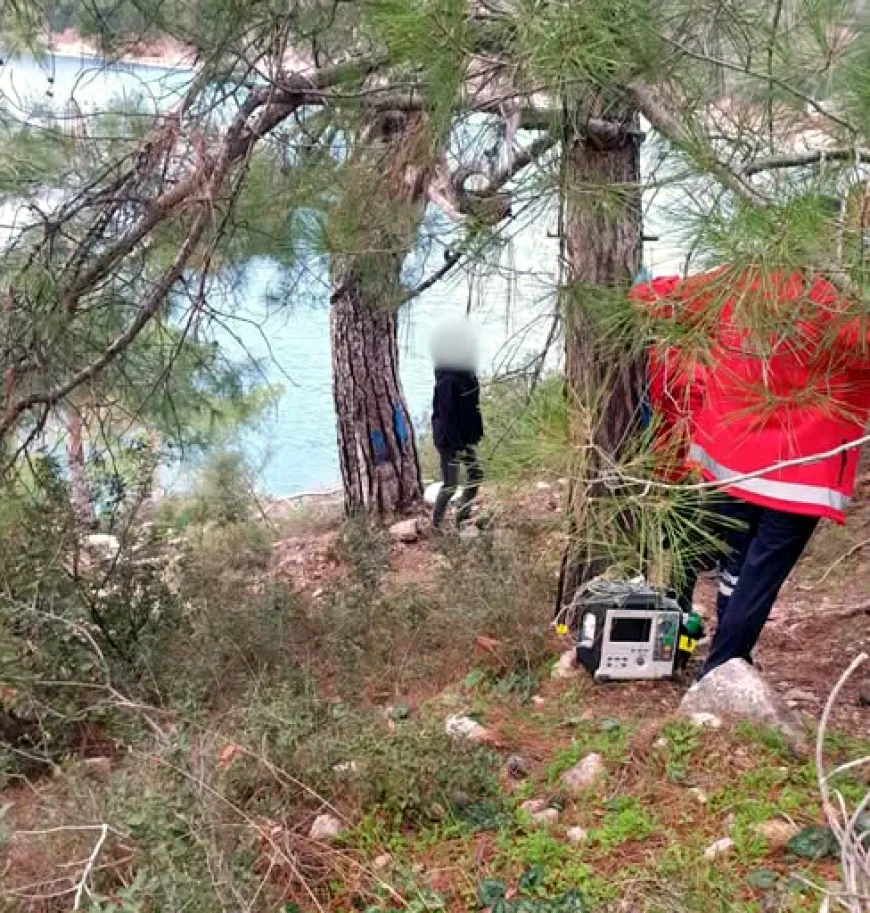 Yürüyüşe çıkanlar ağaçta asılı erkek cesedi ile karşılaştı