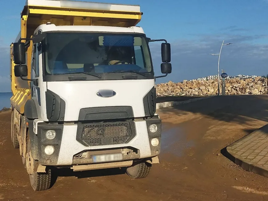 Bodrum’da hafriyat kamyonlarına ceza yağdı