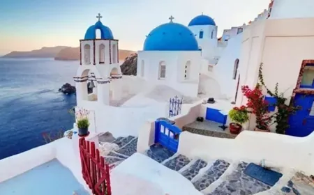 Yunan adası Santorini'de OHAL ilan edildi
