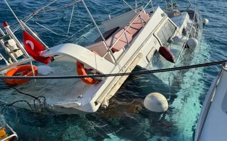 Fırtına Bodrum’da yat yatırdı