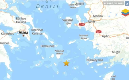 Son dakika... Ege'de 5,1 büyüklüğünde deprem! İzmir ve Aydın'da da hissedildi