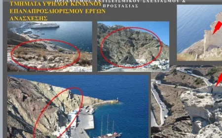 Santorini  6 santim yürüdü, volkan uyanabilir