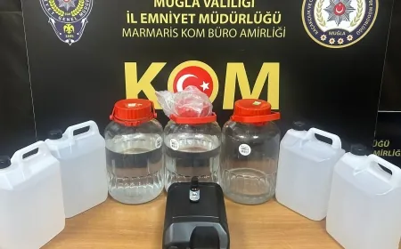 Bodrum ve Marmaris’te kaçak alkol operasyonu