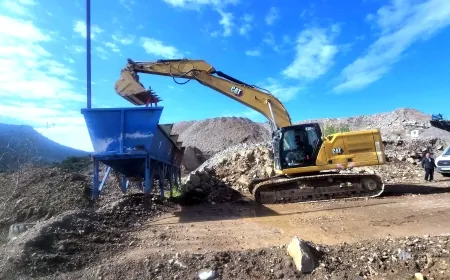 Türkbükü'nde 120 dönüm mera arazisini hafriyat alanı yaptı ve kırma eleme tesisi kurdu, tahliye edildi