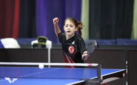 Muğlalı masa tenisi sporcusu dünya 4. Sü oldu
