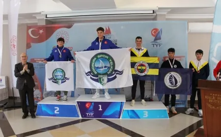 2024 - 2025 TYF Yelken Ligi 3. Ayak Yıldızlar Kupası ILCA Yarışları Tamamlandı