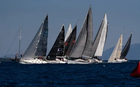 Kış Trofesi yelken yarışları yapıldı