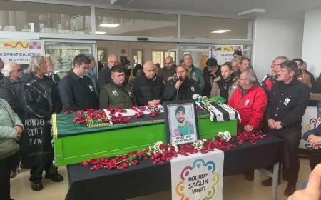 Hasan Tabak son yolculuğuna gözyaşları ile uğurlandı