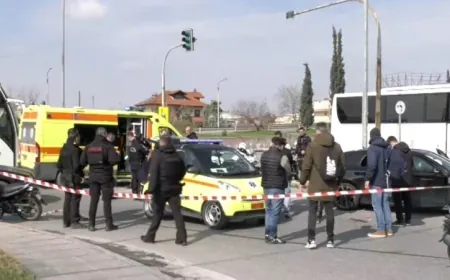 Selanik’te Türklerin bulunduğu arabaya suikast saldırısı 1 ölü 1 yaralı