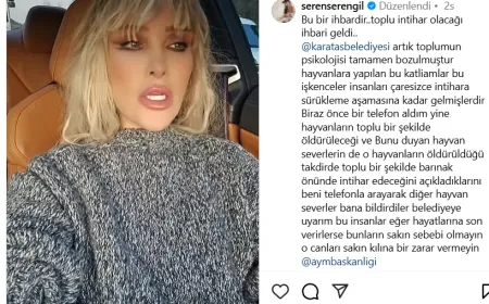 Seren Serengil’den toplu intihar iddiası: Eğer hayatlarına son verirlerse