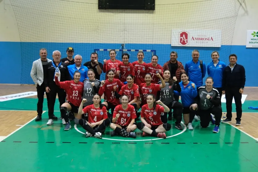 Yalıkavak hentbol takımı Bursa Büyükşehir Belediyesi’ni yendi, liderliğini sürdürdü