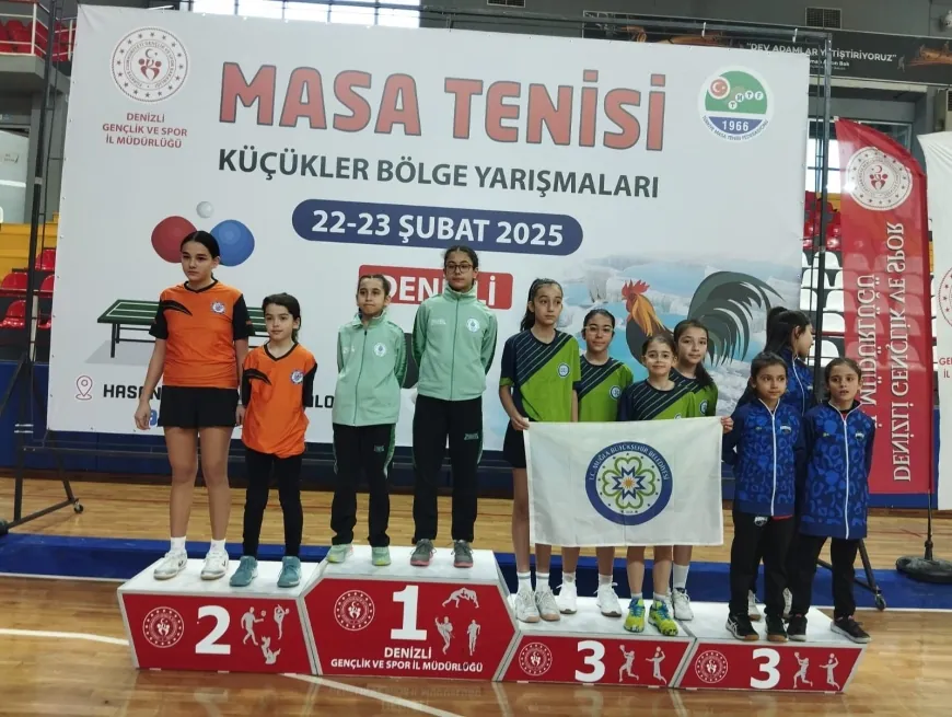 Muğlalı Masa Tenisi Sporcuları 57 Takım Arasında 3.Oldu