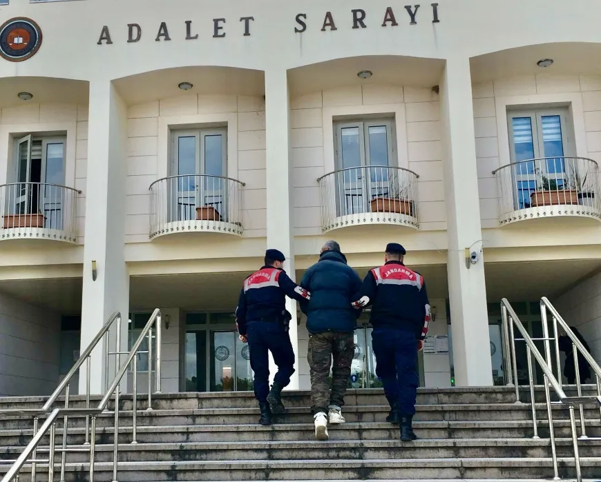 3 ayrı suçtan 12 yıl hapis cezası ile aranan kişi Gümüşlük’te yakalandı