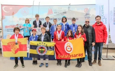 2024 - 2025 TYF Yelken Ligi 2. Ayak Optimist Junior (2025 Türkiye Şampiyonası) Yarışları Tamamlandı