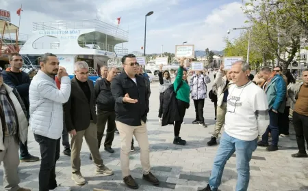 Marmaris’te çevrecilerle  SİNPAŞ işçileri karşı karşıya geldi