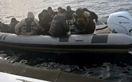 Bodrum açıklarında ölüm kalım savaşı, sahil güvenlik kurtardı