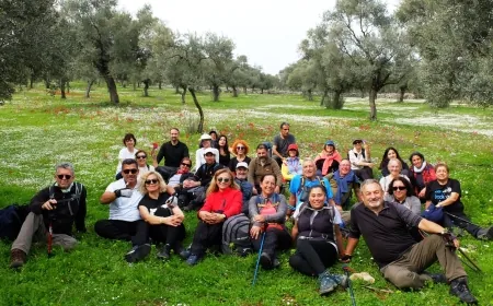 Bodrum’a bahar erken geldi, yürüyüş grupları kırların tadını çıkardı