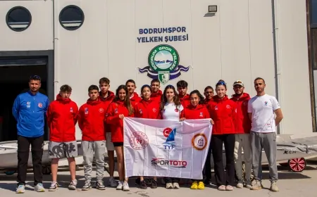 Yelken Federasyonu  ILCA 4 Milli Takım Kampı Bodrum’da Gerçekleştirildi !