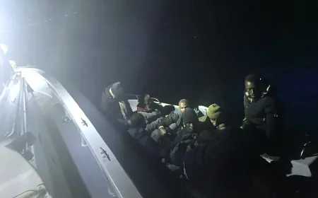 Afrikalı göçmenleri İstanköy’e kaçıran göçmen kaçakçısı radara yakalandı