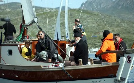 Bodrum’un tırhandilleri Gökova Çökertme rotasında kapıştı