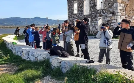 Geleceğin kuş gözlemcileri yetiştiriliyor