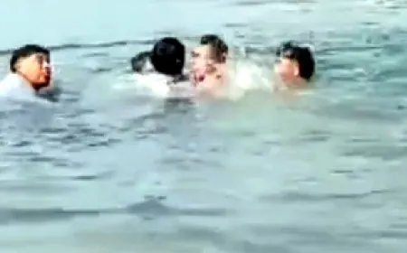 Gölde vaftiz ettikleri adam boğularak öldü . VİDEOLU HABER