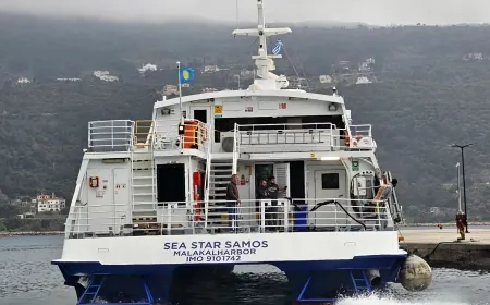 Yunan adalarına feribot seferleri başladı