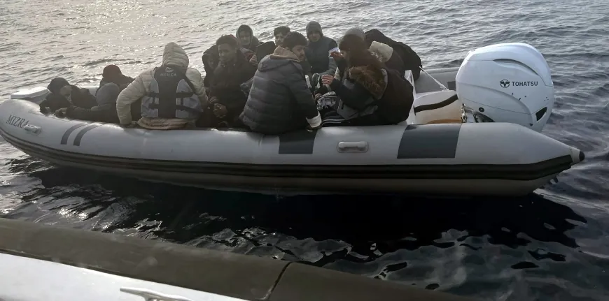 Bodrum açıklarında ölüm kalım savaşı, sahil güvenlik kurtardı