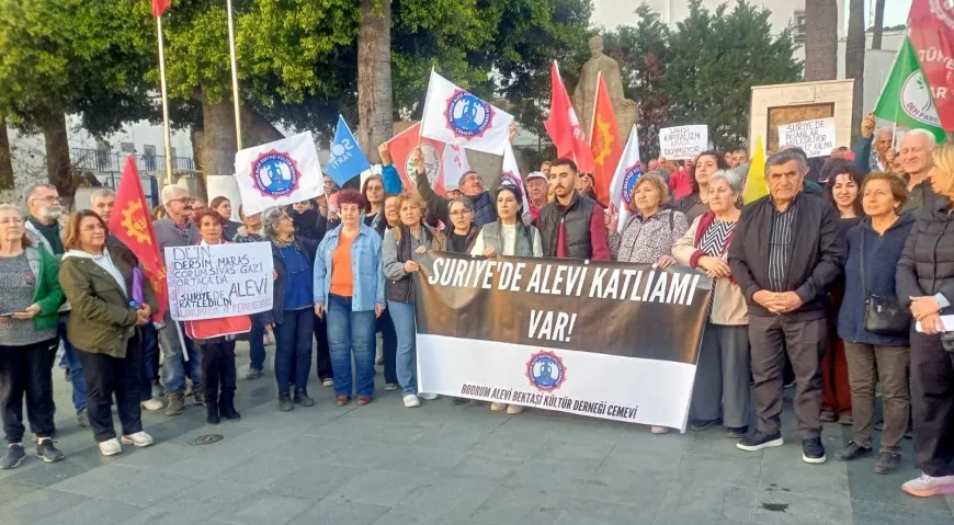 Bodrum’da “Zulme karşı direnmek insanlık onurudur” eylemi
