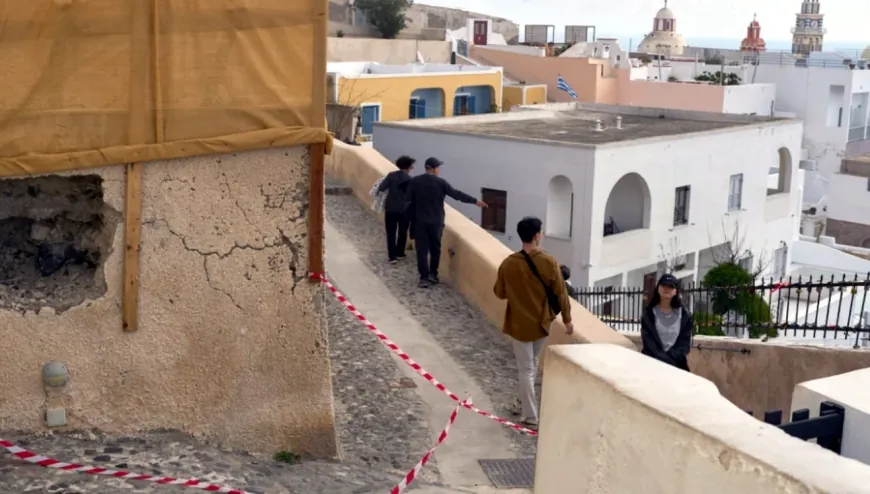 Santorini’de Olağanüstü Hal Uygulanmasına karar verildi