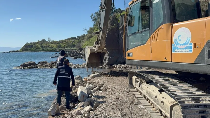Bodrum'da turizm sezonu yaklaştı işgaller başladı, yasal işlem yapıldı