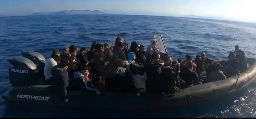 Bodrum ve Fethiye açıklarında operasyon, 97 göçmen 3 göçmen kaçakçısı yakalandı