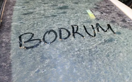 Bodrum'a çamur yağdı