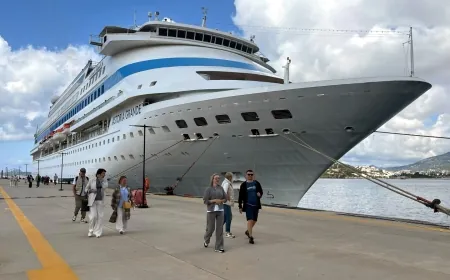 Bodrum’a sezonun ilk turist gemisi geldi