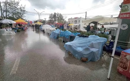 Acı Ot Festivali’ni sağanak yağış vurdu
