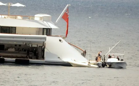 Dünyaca ünlü ultra lüks motor yat Golden Odyssey Bodrum’a sığamadı