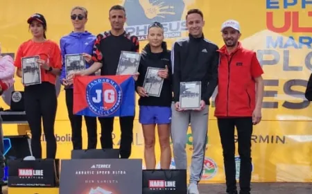 Efes ultra maratonu koşuldu, Anna Kantarmış kategori 1.si., genel klasman 3. Oldu