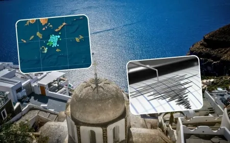 Santorini depreminde skandal “11 bin kişiyi adadan boşyere tahliye etmişler”