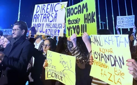 Öğrenci ve velilerden proje okul eylemi