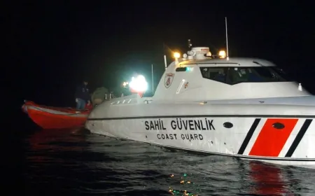 Denize düşen balıkçı için arama kurtarma çalışması başlatıldı