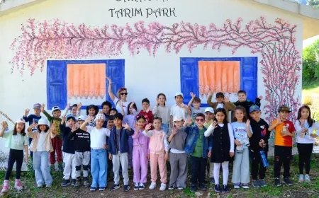 Miniklerin tarım ile ilk buluşma heyecanı