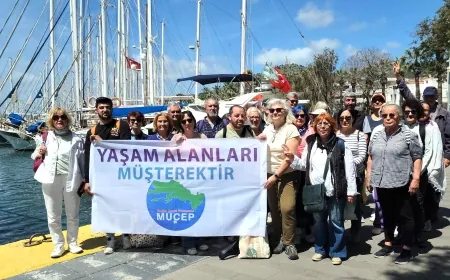 Bodrum’da çevreciler şokta “Bodrum koylarında hırsız var” diye eylem yapacakları limandan dışarı çıkamadılar, koylara karadan gittiler