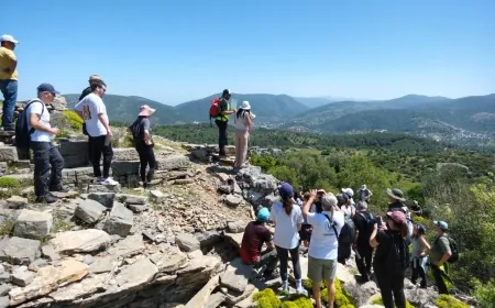 Kültür gezilerinin bu haftaki rotası  Syangela Antik Kenti oldu