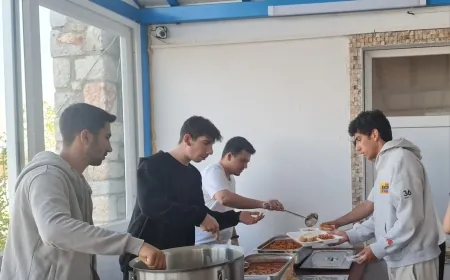 Bodrum'daki  üniversite öğrencilerine Kent Lokantası’ndan destek